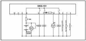DKG-151 Ручной запуск двигателя (Engine Control)