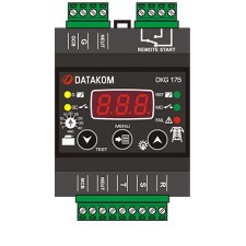 DKG-175 din rail Автоматическое переключение сети (Сух.конт.на запуск генер., программируемый)