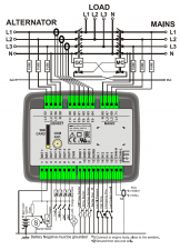 D-100 J1939+GSM Контроллер для генератора (подогрев дисплея)