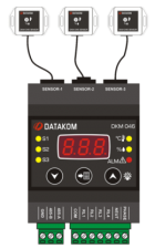 DKM-046 Измеритель температуры/влажности с дисплеем и релейными выходами